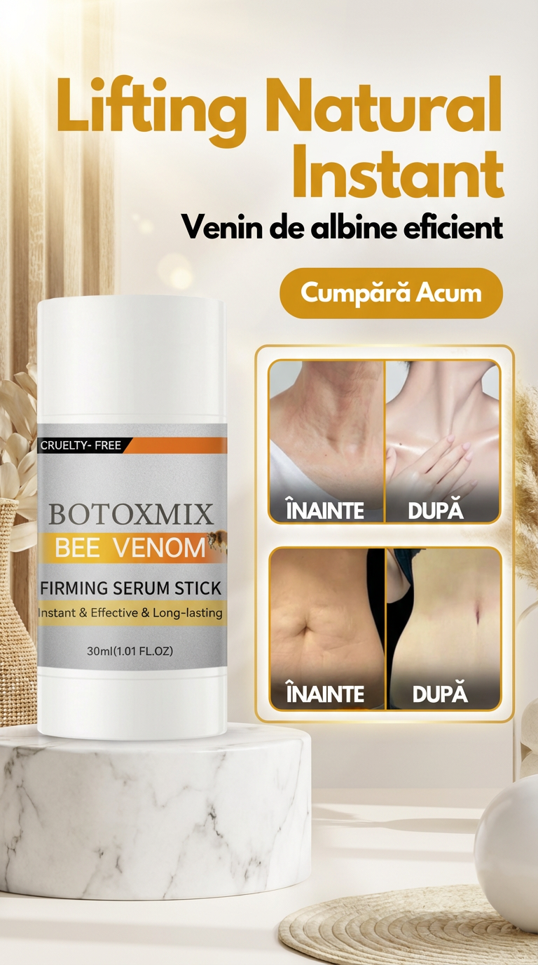 Secretul tenului ferm.Lifting natural cu venin de albina!