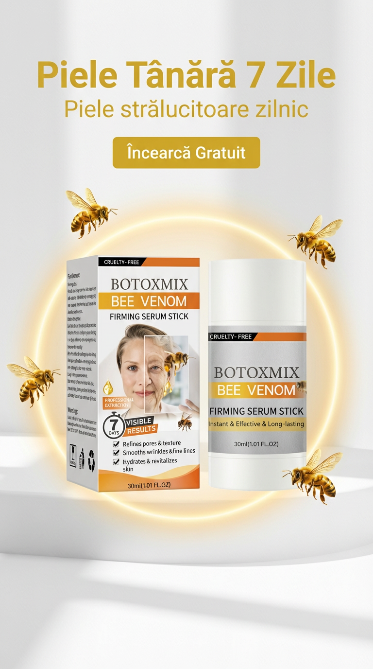 Secretul tenului ferm.Lifting natural cu venin de albina!