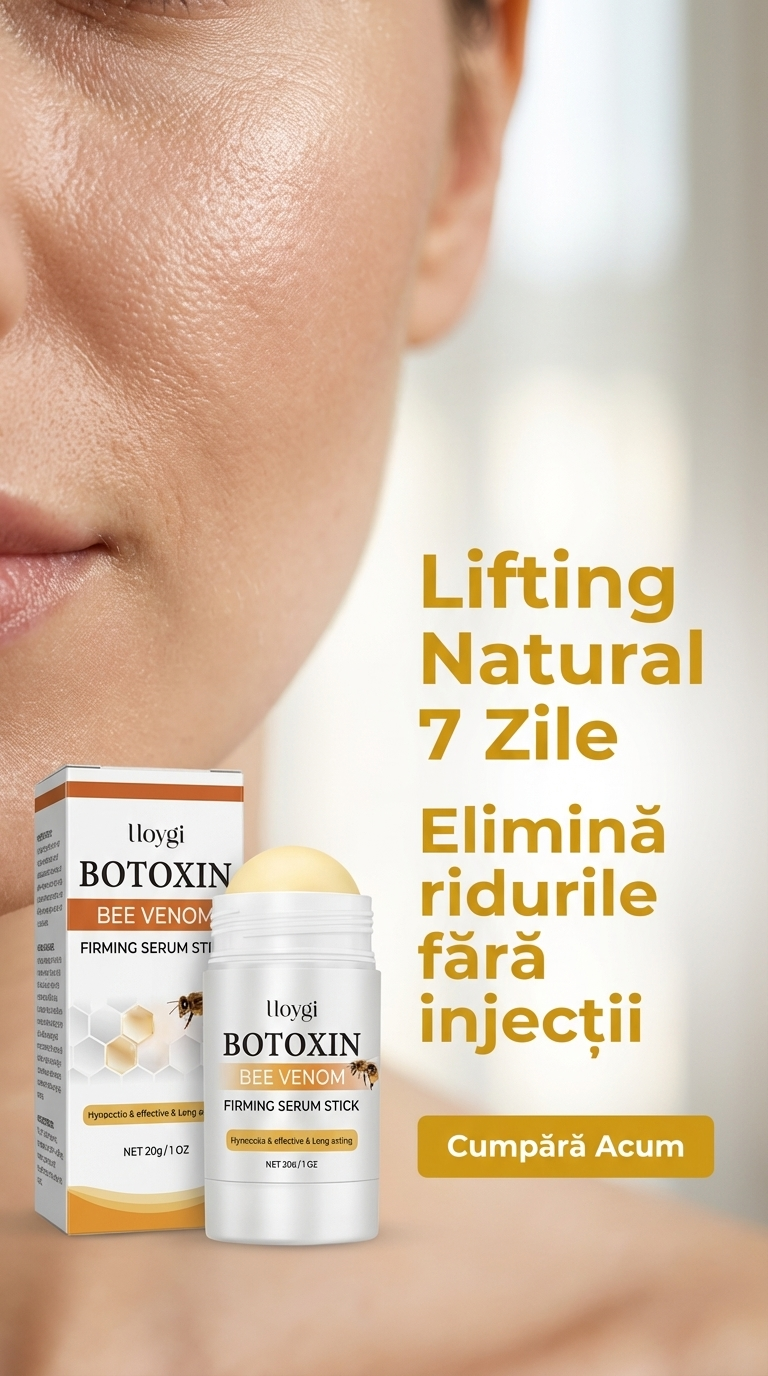 Secretul tenului ferm.Lifting natural cu venin de albina!
