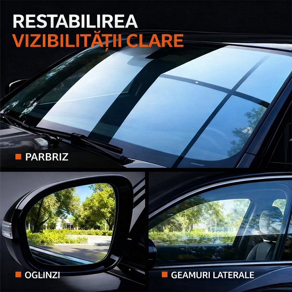 ClearDrive – Soluția Profesională Anti-Ulei pentru Parbriz