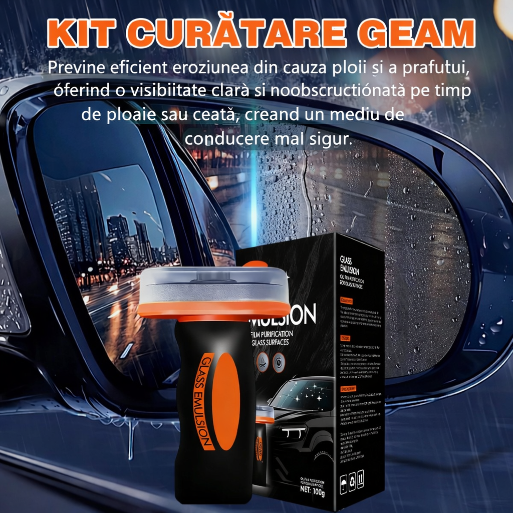 ClearDrive – Soluția Profesională Anti-Ulei pentru Parbriz